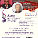 Music Has Power 2023 Event Invitation